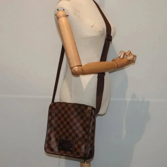 LOUIS VUITTON Damier Ebene Brooklyn PM Shoulder Bag N51210 LV Auth ar12116 - Picture 3 of 16